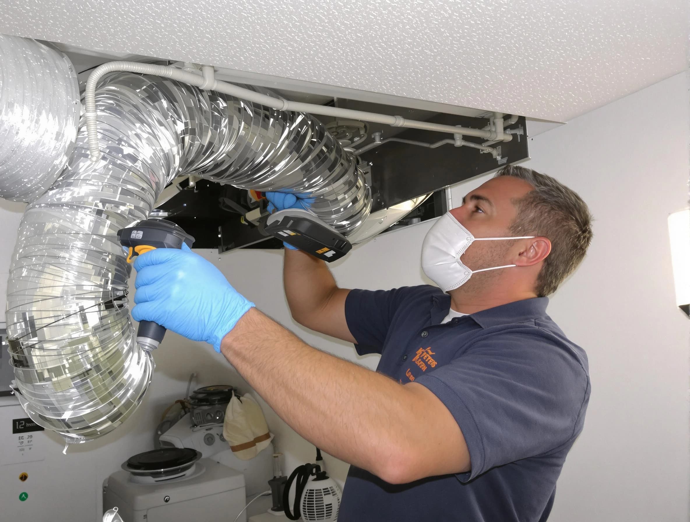 North Providence Dryer Vent Cleaning professional performing thorough residential dryer vent cleaning in North Providence