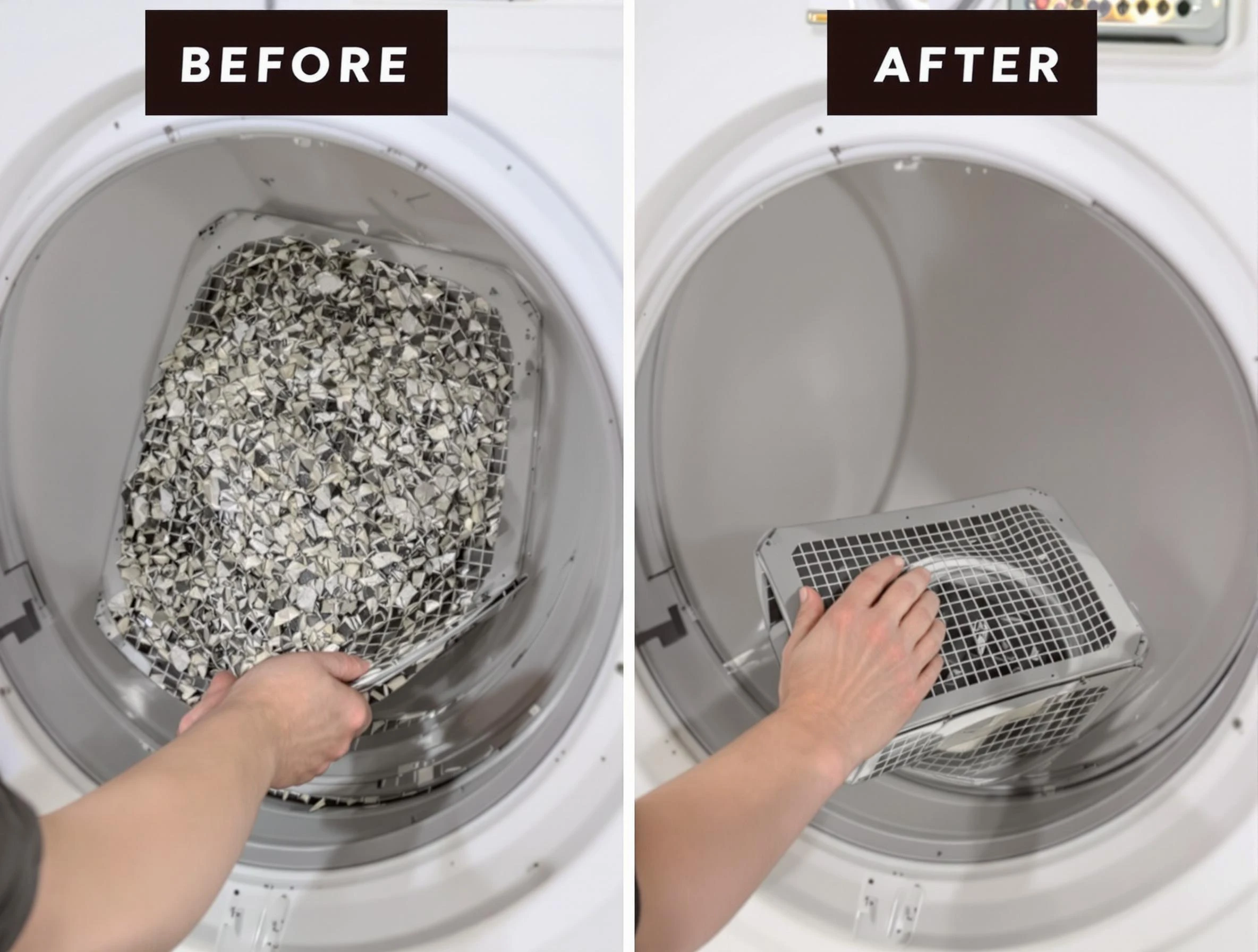 Professional lint trap cleaning by North Providence Dryer Vent Cleaning in North Providence