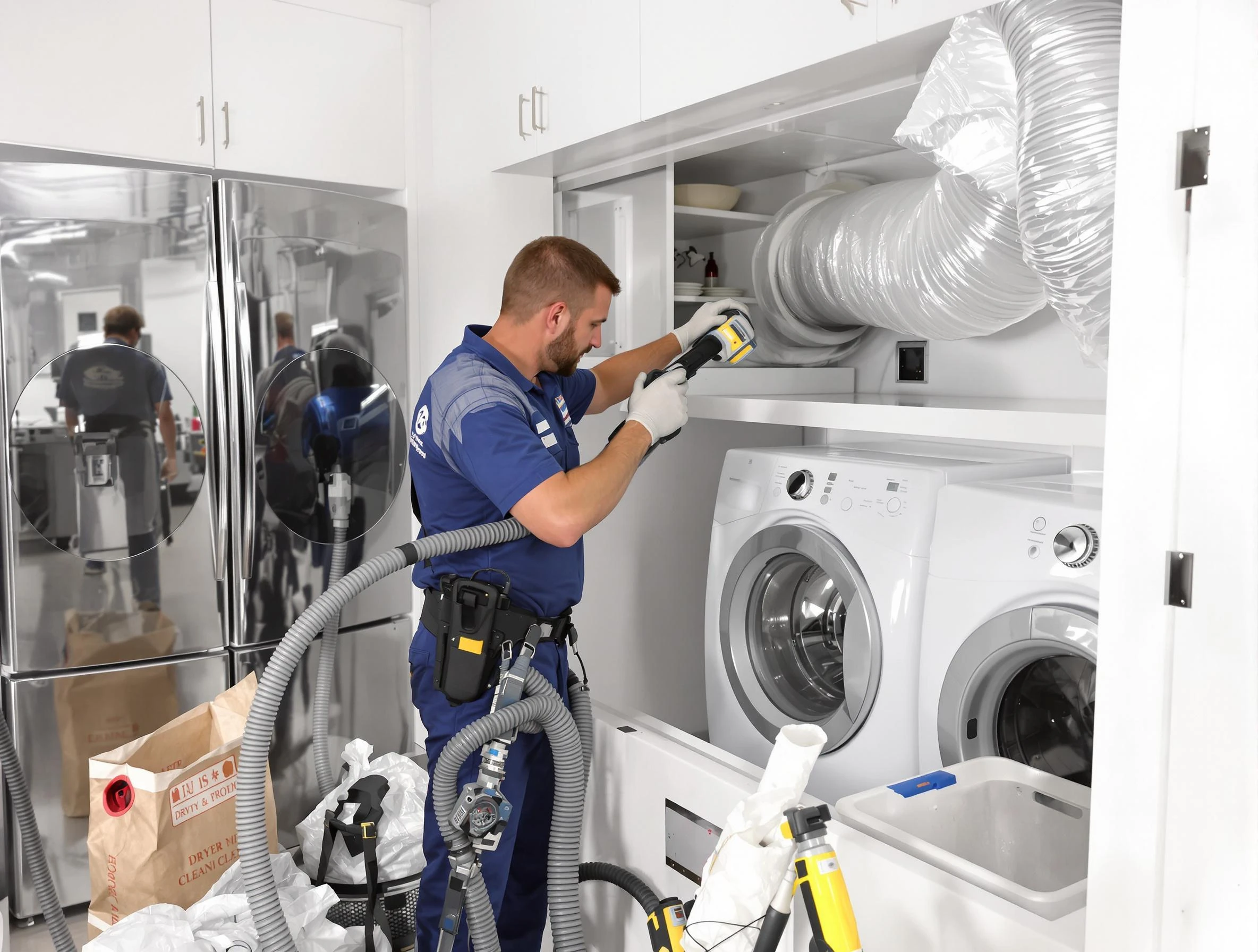 Professional duct cleaning by North Providence Dryer Vent Cleaning in North Providence